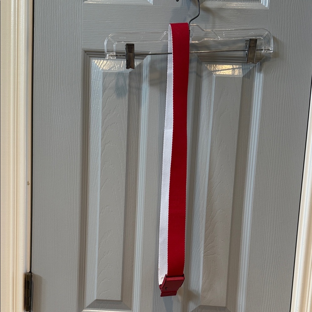 Nike Red and White Belt